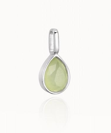 Miracle Stone Collection Grüner Chalcedon Teardrop Test